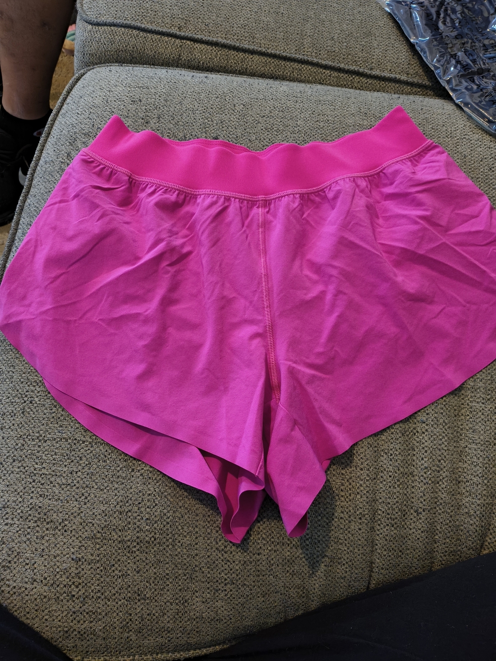 CRZ YOGA Women's High-Rise Athletic Shorts in Pink